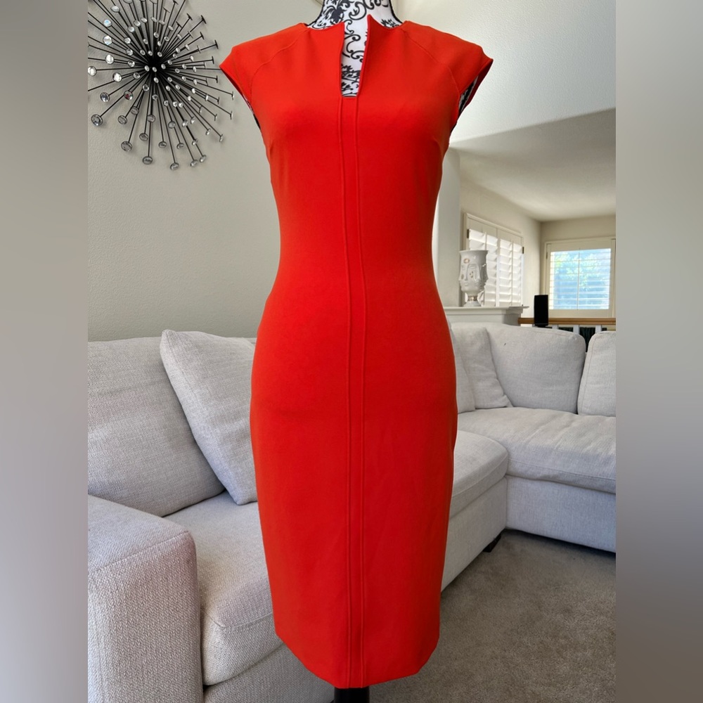 Zara Woman Orange Mini Dress USA XS EUR XS MEX 24